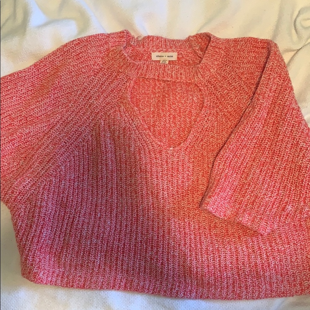 Silence+Noise sweater crop top